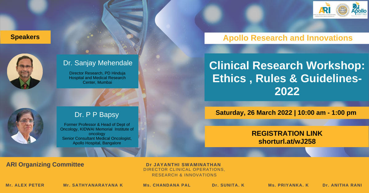 clinical research course apollo hospitals